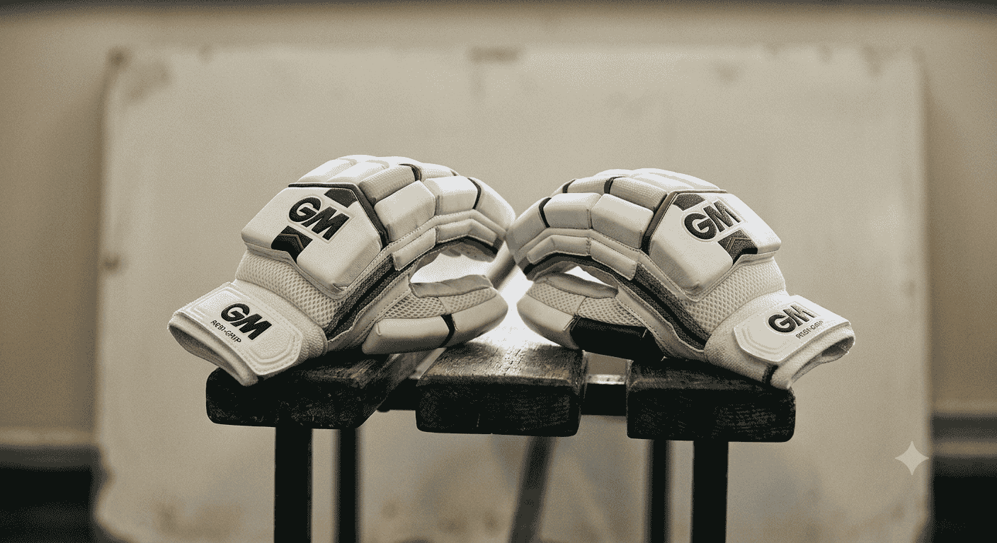 Right hand cricket gloves.